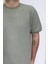 Fistan Store Erkek Düz Spor Kesim Normal Kalıp Bisiklet Yaka T-Shirt 2