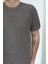 Fistan Store Erkek Düz Spor Kesim Normal Kalıp Bisiklet Yaka T-Shirt 2
