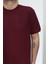 Fistan Store Erkek Düz Spor Kesim Normal Kalıp Bisiklet Yaka T-Shirt 2