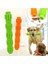 Çocuklar Için Renkli Mama Hazneli Köpek Isırma Oyuncağı 1