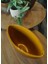 Cresta Seramik Oval Koyu Sarı Saksı 33*17*24CM 3