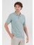 Basic Polo Yaka Yarım Düğmeli Tişört 1