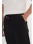 %100 Pamuk Slim Fit Dar Kesim Beli Bağlamalı Yan Cepli Pantolon 4