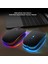 Sessiz Kablosuz Şarjlı Bluetooth Mouse Optik LED Işıklı Pc Laptop Uyumlu Ergonomik Renkli 4