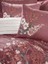 Cotton Box Feminen Çift Kişilik Nevresim Takımı Vina Bordo 2