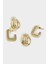 Kadın 2'li Gold Küpe F1403AXNS 2