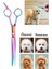 Kavisli Kedi Köpek Makası Profesyonel Kuaför Şekil Verme XLQ510 1
