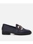 01AYH303940A680 KADIN Deri Lacivert Tokalı Günlük Loafer 1
