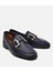 01AYH303940A680 KADIN Deri Lacivert Tokalı Günlük Loafer 2