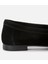 01AYH304430A100 KADIN Süet Deri Siyah Tokalı Klasik Loafer 4