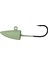 Micro Sandeel Jig Head 2 gr Glow 4pcs 1