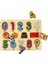 130444 Ahşap Raptiyeli Puzzle Saat 2