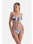 Beyaz-Mavi Brazilian Bikini Altı 4