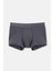 Gri-Siyah 2'li Desenli Micro Modal Boxer 2