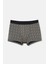 Siyah 5210 Desenli Pamuk Boxer 1