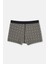 Siyah 5210 Desenli Pamuk Boxer 2