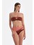 Kahverengi Straplez Bikini Üst 5