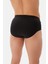 Siyah Dikiş Detaylı Kumaş Kaplama Lastikli Slip 2