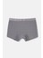 Gri-Siyah 3'lü Desenli Micro Modal Boxer 3