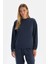 Lacivert Basıc Modal Sweatshırt 1