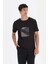 Siyah Dagi Active Baskılı Spor T-Shirt 1