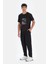 Siyah Dagi Active Baskılı Spor T-Shirt 3