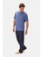 Indigo Yarım Patlı Tişört Pantolon Pijama Takımı 3