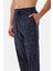 Indigo Yarım Patlı Tişört Pantolon Pijama Takımı 5