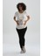Beyaz Pamuklu Hamile T-Shirt 4