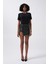 T-Shirt Detay Siyah Bodysuit 2