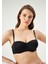 Siyah ERSK160 Adela Straplez Double Push-Up Sütyen 2