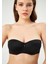 Siyah ERSK160 Adela Straplez Double Push-Up Sütyen 4