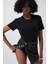 T-Shirt Detay Siyah Bodysuit 3