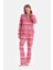 Multicolor Kalpli Metraj Baskılı Gömlek Pantolon Pijama Takımı 1