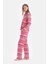 Multicolor Kalpli Metraj Baskılı Gömlek Pantolon Pijama Takımı 3