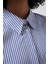 Çizgili Basic Mavi Gömlek 5