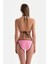 Siyah-Pembe Üçgen Küçük Bikini Üst 2
