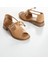 Kadın Hakiki Deri Bağcık Detaylı Sandalet 6326 4