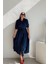 Lacivert Comfort Elbise 1