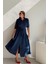 Lacivert Comfort Elbise 2