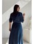 Lacivert Comfort Elbise 5
