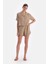 Bej Müslin Şort 1