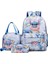 3pcs Disney Lilo Dikiş Renkli Sırt Çantası Öğle Yemeği Çantası Sırt Çantası Kızlar Için Günlük Okul Çantaları Kadın Öğrenci Setscolor: Resimle Aynı (Yurt Dışından) 1