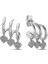 Herz Rhodium Küpe 1