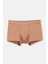 Açık Kahve-Lacivert 2'li Düz Micro Modal Boxer 2