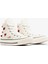 Chuck 70 Roses Unisex Krem Sneaker 2