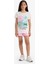 Kız Çocuk Pijama Takımı Baskılı Kısa Kollu Üst Beli Lastikli Şort E0665A825HS 1