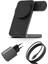 Essential Kit Gan 35W Adaptör 3in1 Kablosuz Şarj Standı ve 100W Type-C To Type-C Manyetik Kablolu Seyahat Set 1
