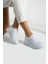 Beyaz Anatomik Esnek Taban Slip-on Spor Ayakkabı Günlük Sneaker 2