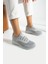 Buz Gri Anatomik Esnek Taban Slip-on Spor Ayakkabı Günlük Sneaker 2